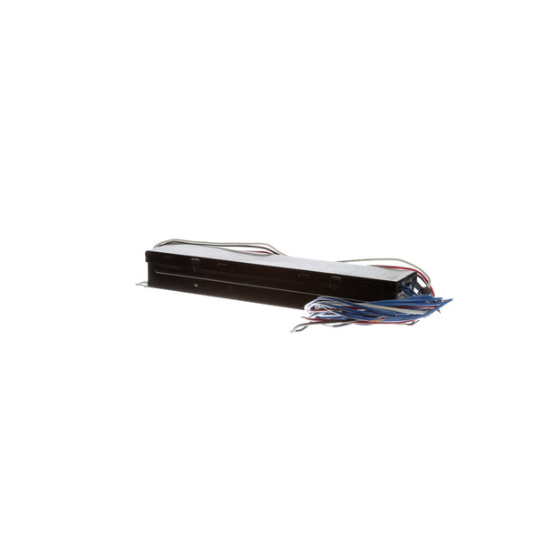 A black rectangular True Refrigeration ballast with wires.