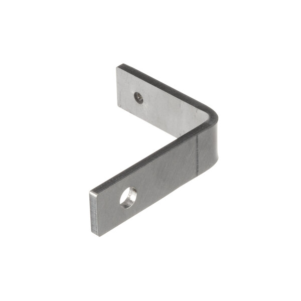 A metal Blakeslee enclosure bracket with holes in a corner.