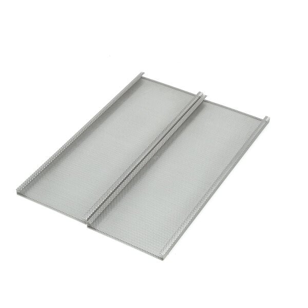 Two metal mesh trays of different sizes.