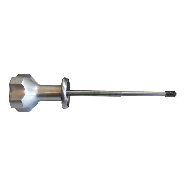 A metal knife cover stub knob for a Globe slicer.