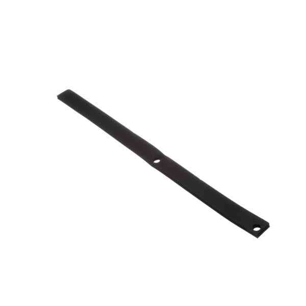 A black plastic strip with holes.