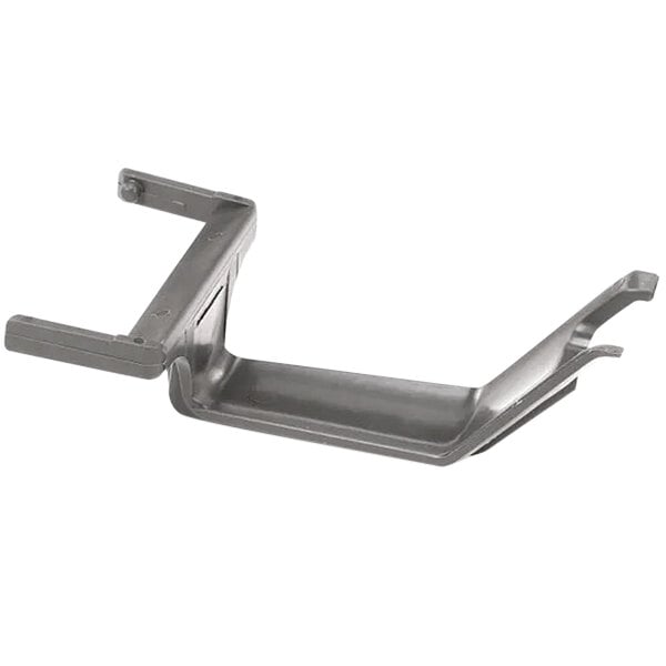 A metal lever for a Lancer beverage dispenser chute.