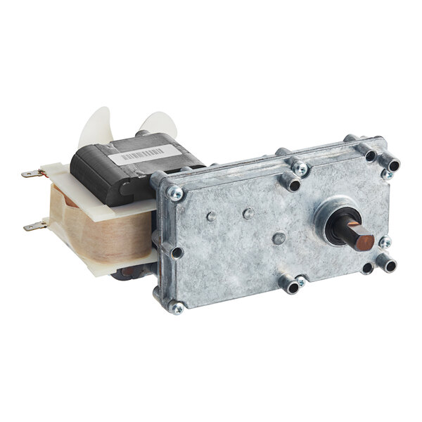 A Scotsman Bin Drive Motor with a metal housing.