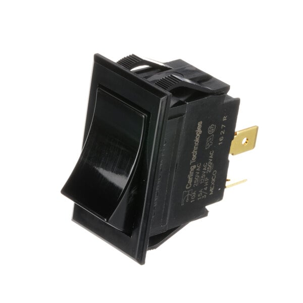 A black Jackson On/Off switch with a black plastic cover.
