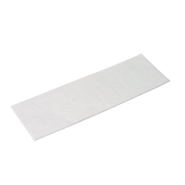 A white rectangular wicking pad with a white handle.