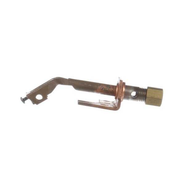 A Southbend pilot burner with a brass fitting.