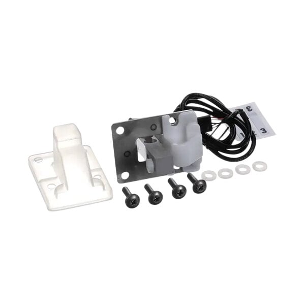 A white plastic Silver King load cell assembly with screws.