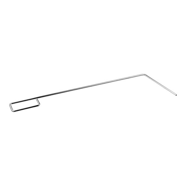 A long metal rod with a hook on the end.