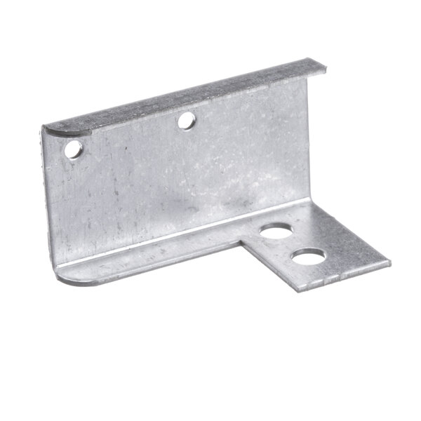 A Southbend metal hinge bracket with holes on the side.
