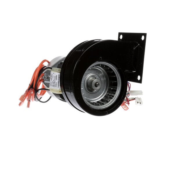 A black Duke 600250 blower with wires.