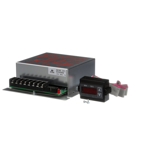 A black Middleby Marshall digital controller with a red digital display.