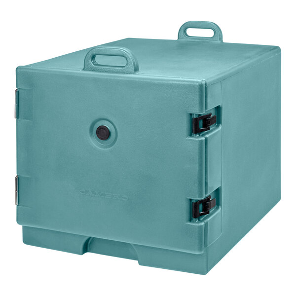 Cambro 1826MTC401 Camcarrier Slate Blue Front Loading Insulated Tray / Sheet Pan Carrier for Full Size Pans