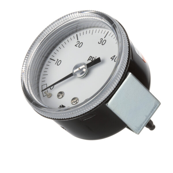 A close-up of a Champion pressure gauge.