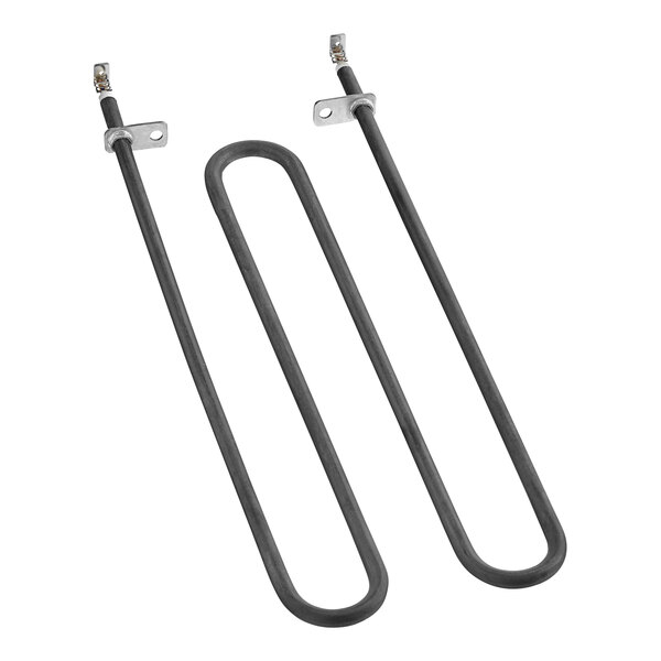 Two black metal Hatco heating elements.