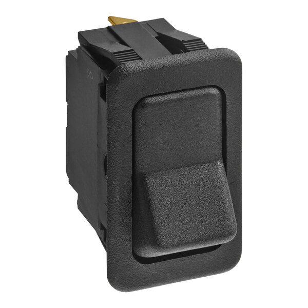 A black rectangular 2-speed fan switch.