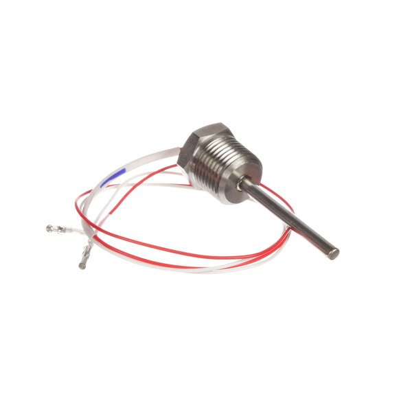 A close up of a Frymaster 17EC temperature probe with a red wire.