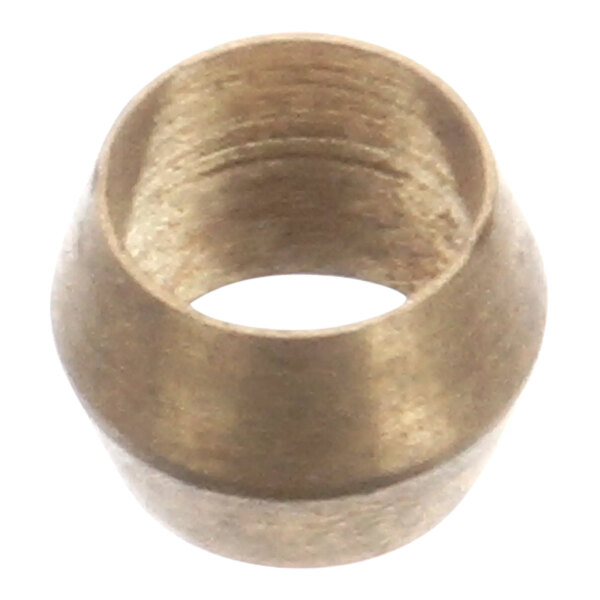 A close-up of a brass ferrule.