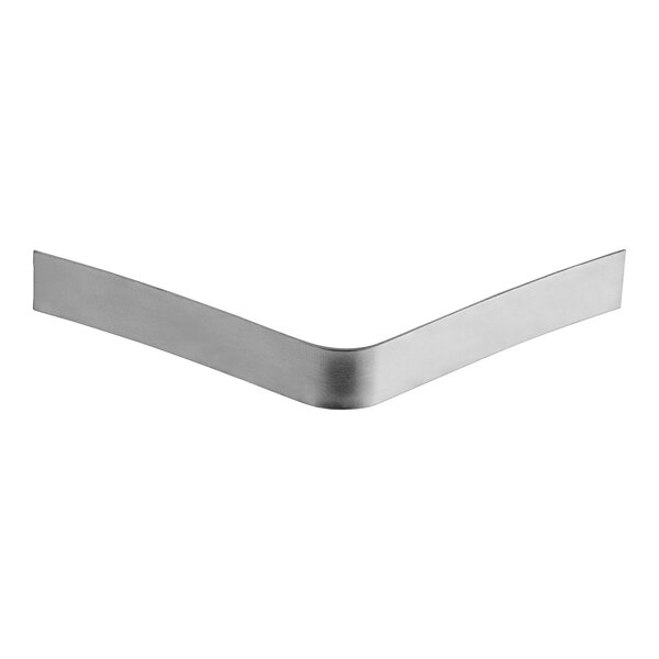 An American Metalcraft flat spring for utility tongs with a stainless steel corner.