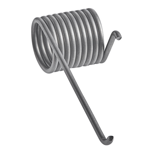 A close-up of a Hatco right hand metal spring.