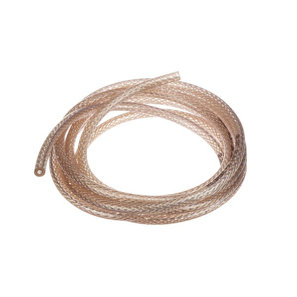 A white Cleveland hose with a gold end.