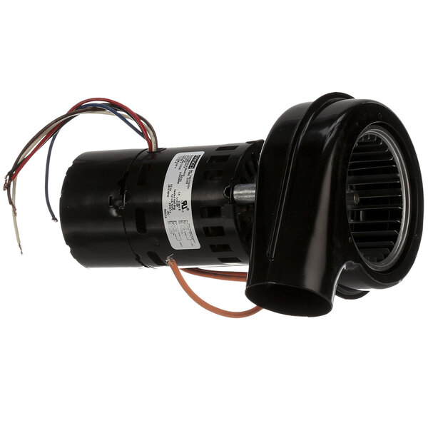 An Ultrafryer Systems 17034 blower motor with wires.