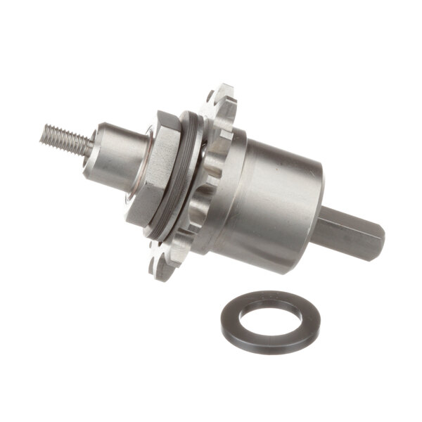 A Southbend burner valve with a ring and washer.