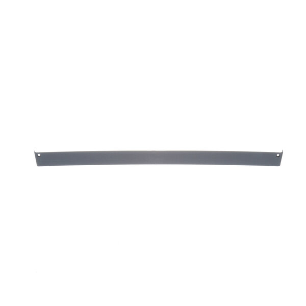 A grey metal Scotsman trim strip on a white background.