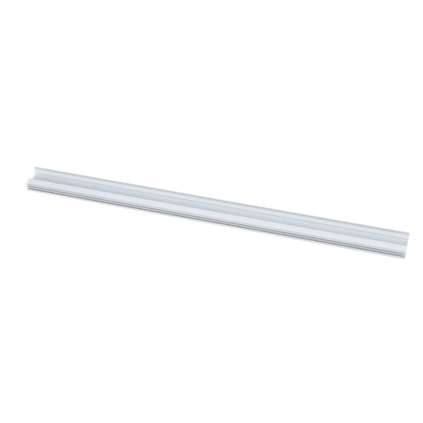 A white plastic horizontal trim piece.