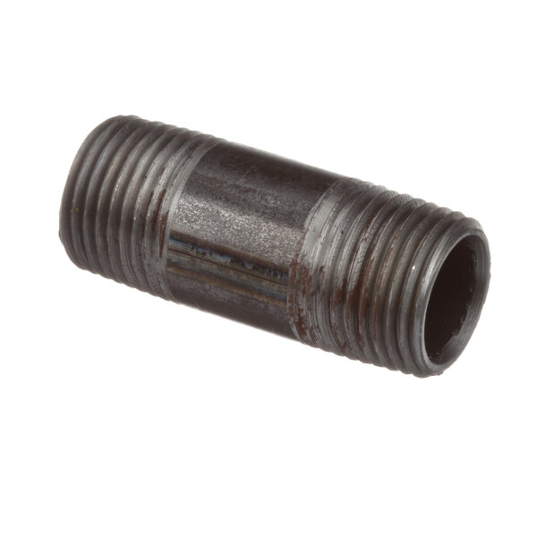 A black threaded pipe.