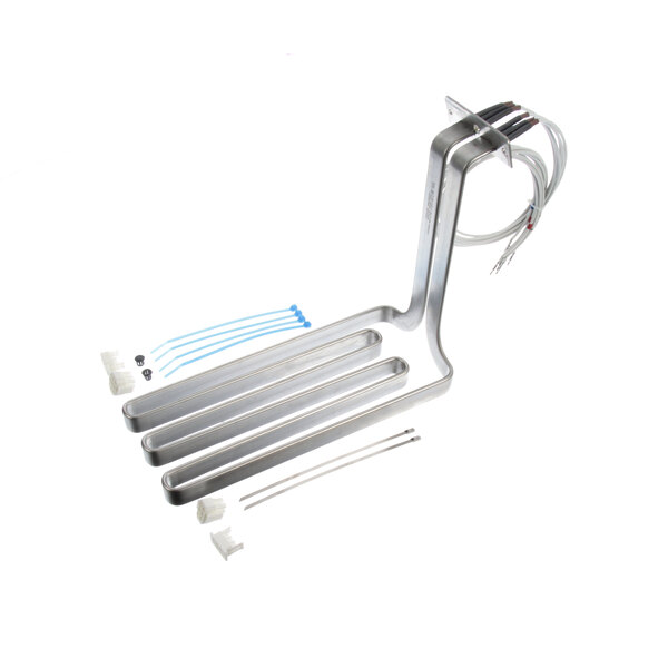 A Frymaster stainless steel fryer heating element with wires.