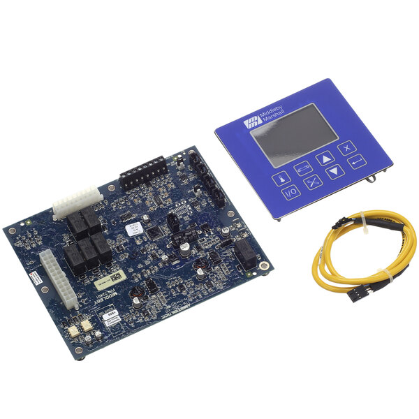 A circuit board with a cable and a power supply for a Middleby conveyor oven.