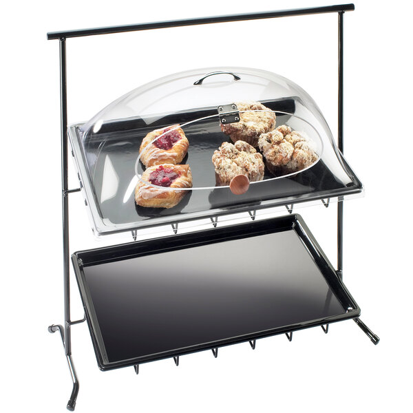 RACK 2TIER MERCH DISPLAY SLOPED 23X26X13 **DISCO**