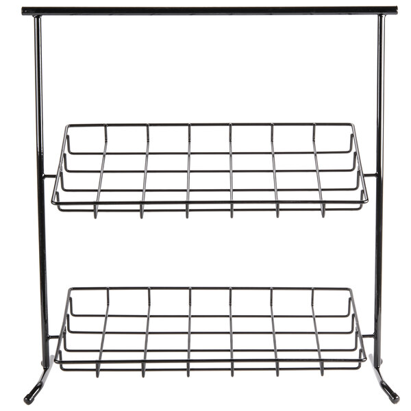 RACK 2TIER MERCH DISPLAY SLOPED 23X26X13 **DISCO**