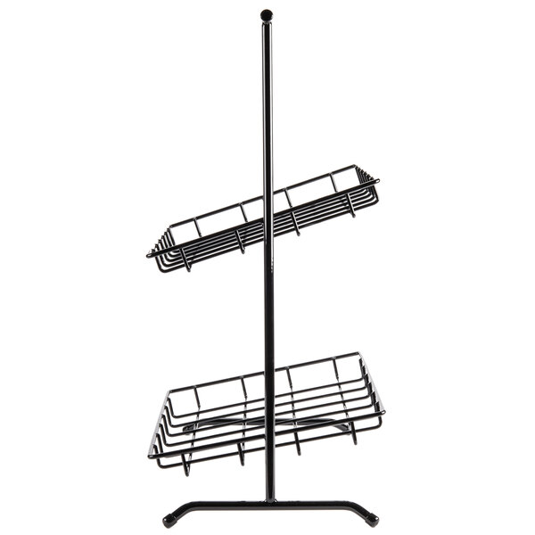 RACK 2TIER MERCH DISPLAY SLOPED 23X26X13 **DISCO**