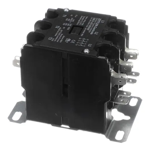 A black Wells 2E-Z14960 40A contactor with multiple terminals and a metal mounting base.