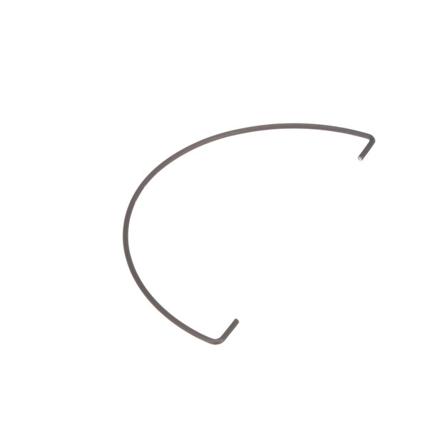 A close-up of a Dispense-Rite Spring Clip, a curved metal object.