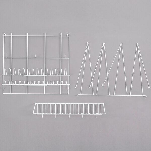 Matfer Bourgeat 169002 Pastry Bag and Tip Drying Rack Plasticized Wire