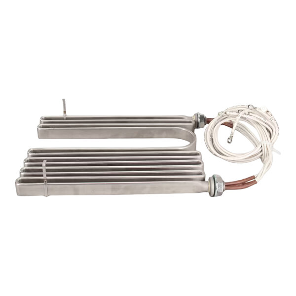 A metal heating element with attached wiring, designed for use in Frymaster fryers, model 8074031, 208v/14kw.