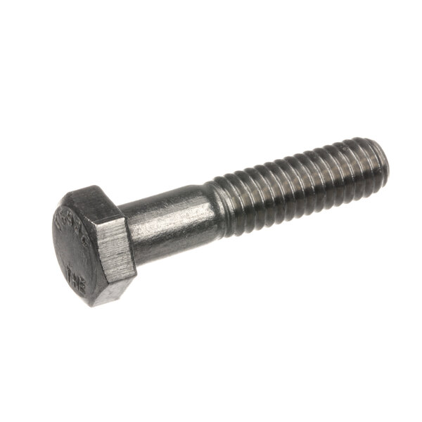 A close-up of a Hobart hex bolt.