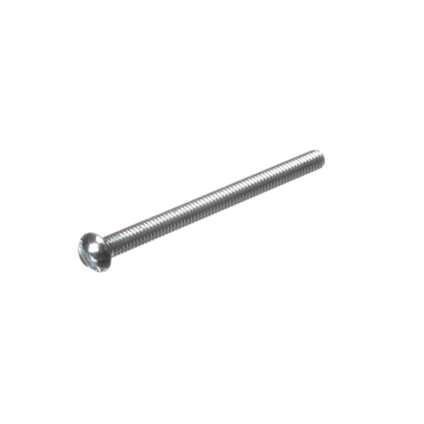 A close-up of a Hobart silver screw.