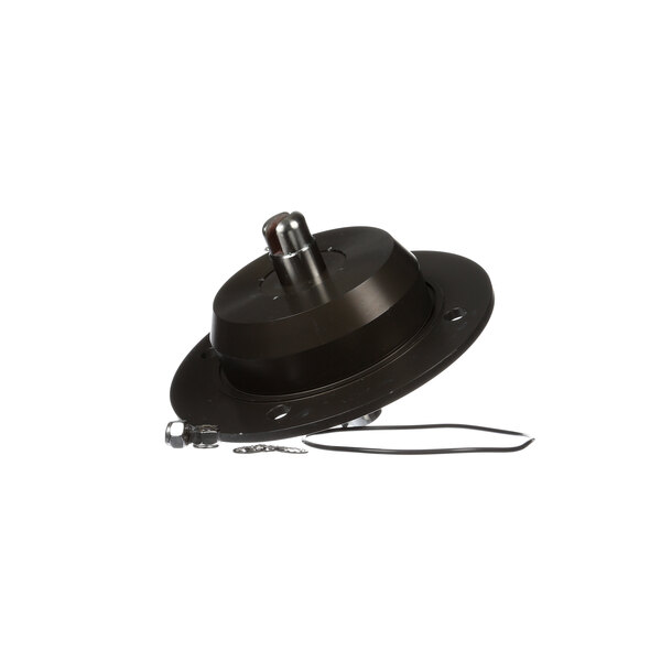 A black InSinkErator auger drive assembly with a cord attached.