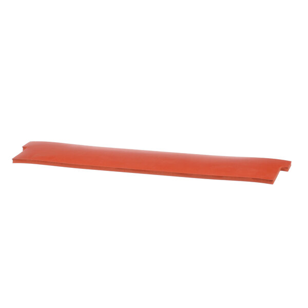 A long red Franke baffle with a white background.