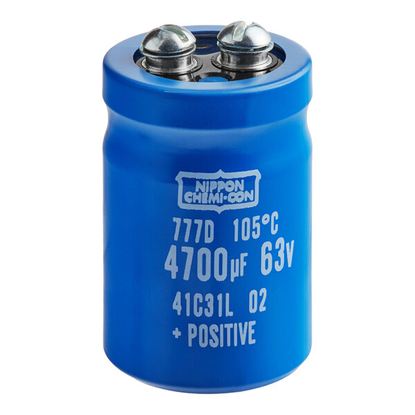 A blue Cleveland capacitor.