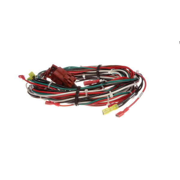 A Groen wire harness with multiple colored wires and connectors.