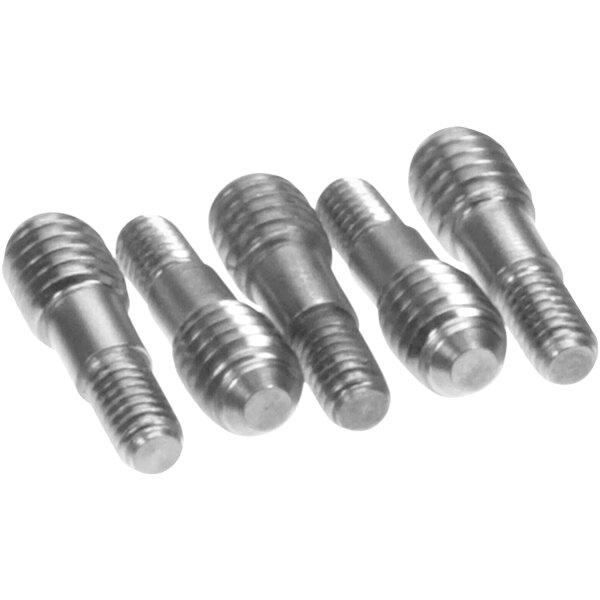 A close-up of several Electrolux metal screws.