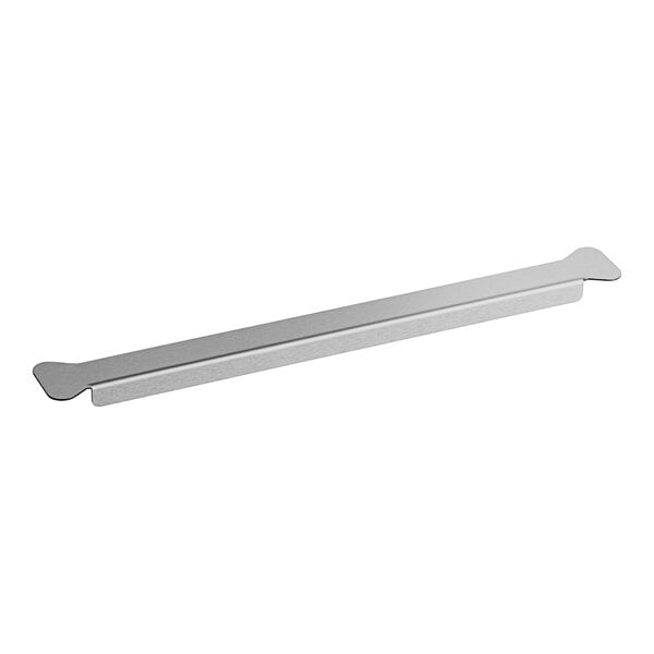 A stainless steel Alto-Shaam short divider bar with a handle.