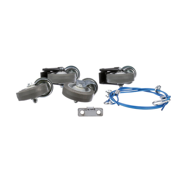 A set of four Groen casters.