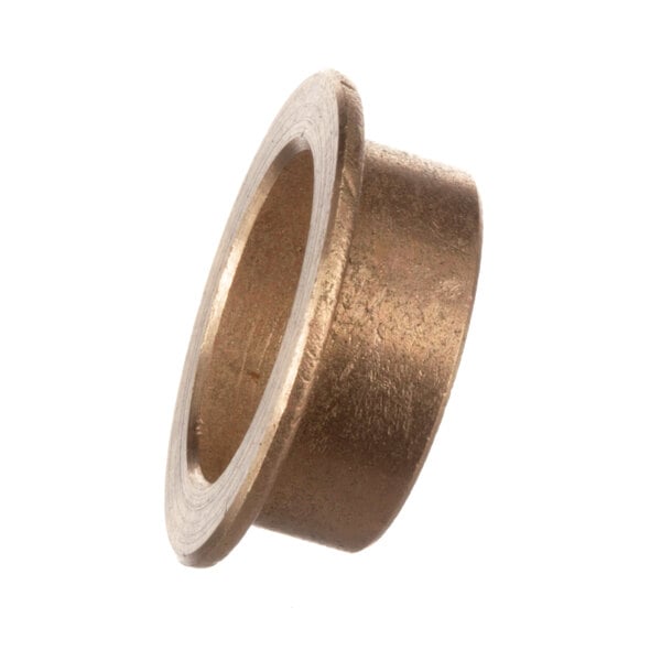 A bronze bushing with a white background.