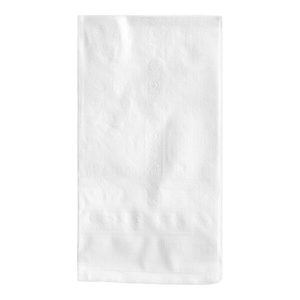 Choice White Customizable 2-Ply Dinner Napkin 17" x 15" - 3,000/Case