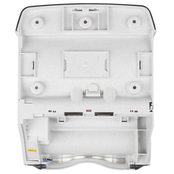 the back of a white object